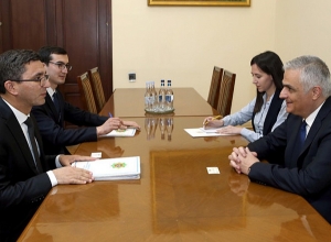 Вице-премьер Мгер Григорян принял посла Туркменистана