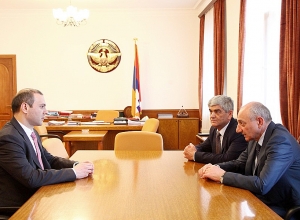 Bako Sahakyan receives Secretary of Security Council of Armenia