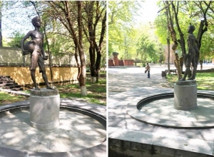 Установлен памятник «Мальчик, продающий воду»