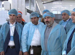 Փաշինյանը այցելել է Արարատի ջրերի գործարան