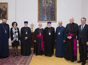 Католикос всех армян принял делегацию совета епископов Католической церкви Германии