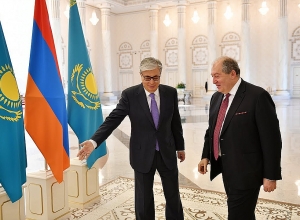 Հայաստանի ու Ղազախստանի  նախագահներ` Սարգսյանի և Տոկաևի հանդիպումը