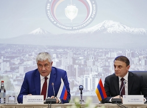 Заседание Объединенной коллегии министерства внутренних дел РФ и полиции РА