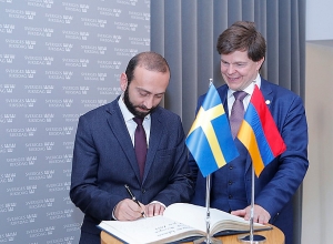 Арарат Мирзоян встретился со спикером Риксдага Королевства Швеции