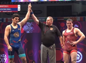 Լյովա Գեւորգյանը՝ ըմբշամարտի Եվրոպայի պատանիների չեմպիոն