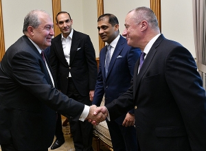 Армен Саркисян принял представителей “Мариотт Интернейшнл”