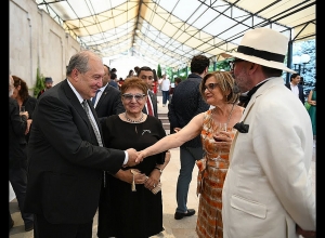 «Ոսկե ծիրան» կինոփառատոնի մասնակիցների ընդունելություն՝ նախագահականում