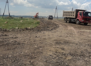 Восстанавливается Полностью разрушенная дорога Айреняц – Айкасар – Туфашен - Пемзашен