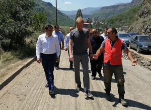 Սուրեն Պապիկյանը աշխատանքային այցով եղել է  հիմնանորոգվող ճանապարհատվածներում