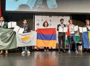 2 արծաթե, 3 բրոնզե մեդալ աստղագիտութան միջազգային օլիմպիադայում