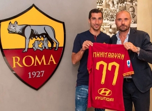 Генрих Мхитарян официально перешел в Рому