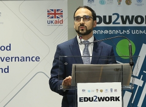 Тигран Авинян принял участие в начале программы “От образования к работе”