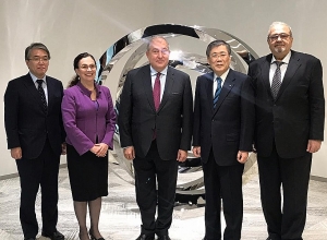 Президент Саркисян посетил японскую компанию “Mitsubishi Heavy Industries”