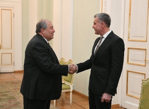 Նախագահ Արմեն Սարգսյանը հյուրընկալել է Ռումինիայի իշխան Ռադուին