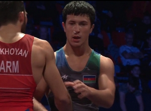 Նորայր Հախոյանը բրոնզե մեդալի համար գոտեմարտում պարտվեց ադրբեջանցի ըմբիշին