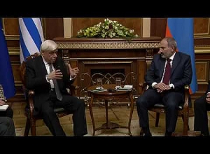 Փաշինյանը Կառավարությունում հյուրընկալել է Հունաստանի Հանրապետության նախագահ Պրոկոպիոս Պավլոպուլոսին