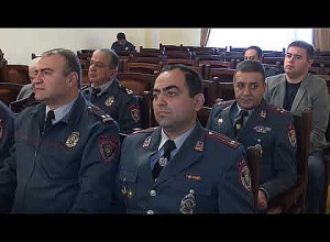 Այսօր ոստիկանությունում տեղի է ունեցել պարգևատրման հանդիսավոր արարողություն