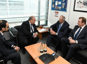 Президент Армении встретился с премьер-министром Беларуси в рамках саммита ЕБРР