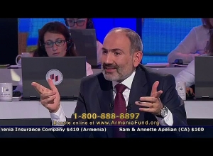 Դիմում եմ ամենամյա հեռուստամարաթոնին հետեւող մեր հայրենակիցներին. Փաշինյան