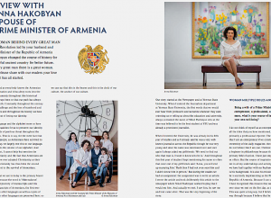 Анна Акопян дала интервью авторитетному европейскому журналу “Diplomatic World”