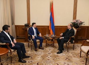 Արմեն Սարգսյանը հյուրընկալել է աշխարհահռչակ ջութակահար Մաքսիմ Վենգերովին