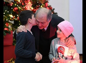 Նախագահի նստավայրում հյուրընկալվել էին Տավուշի մարզի սահմանամերձ գյուղերի երեխաները