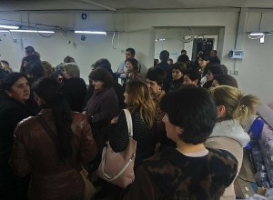 Employees of Alaverdi's sewing factory strike