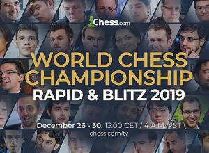 Ուղիղ. Լևոն Արոնյան – Մագնուս Կառլսեն. պայքար արագ շախմատի թագի համար