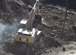 Начался капитальный ремонт дороги, ведущей в монастырский комплекс Ахпат