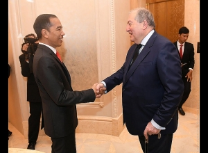 Նախագահ Արմեն Սարգսյանը հանդիպել է Ինդոնեզիայի նախագահի հետ