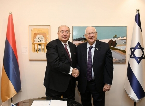 Կարևոր է, որ Իսրայելը ճանաչի Հայոց ցեղասպանությունը․ Արմեն Սարգսյանն՝ Իսրայելի նախագահին
