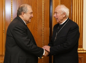 Հանրապետության նախագահ Արմեն Սարգսյանն ընդունել է Կարլ Հայնց Շայդեին