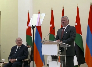 Հորդանանի թագավորը Երևանից ուղերձ է հղել «Կրոնը և հանդուրժողականությունը» թեմայով