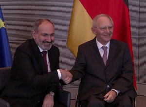 Վարչապետը աշխատանքային այցով ժամանել է Գերմանիա։ Հանդիպել է Բունդեսթագի նախագահ Վոլֆգանգ Շոյբլեի հետ