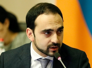 Тигран Авинян выступил с речью на конференции, посвященной презентации второго национального отчета EITI