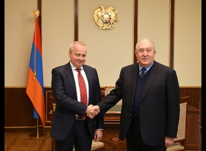 Նախագահ Սարգսյանն  ընդունել է Ռուսաստանի Դաշնության արտակարգ և լիազոր դեսպան Սերգեյ Կոպիրկինին 1