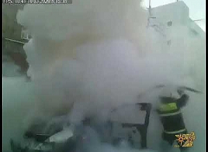 Автомобильная авария с вспыхнувшим пожаром – есть пострадавшие