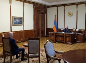 Президент Армении принял председателя Всеобщего армянского благотворительного союза