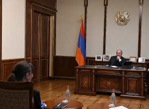 Նախագահ Սարգսյանն ընդունել է ՄԱԿ ի Պարենի համաշխարհային ծրագրի հայաստանյան գրասենյակի ղեկավարին