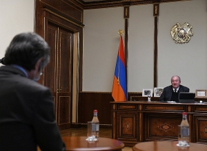 Նախագահ Արմեն Սարգսյանն ընդունել է Հայաստանում Ճապոնիայի դեսպան Ջուն Յամադային
