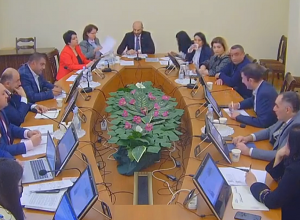 Проходит заседание постоянной комиссии НС по вопросам здравоохранения и социальным вопросам: прямой эфир