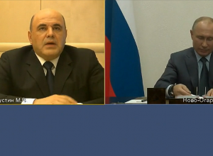 Премьер-министр Михаил Мишустин во время видеосвязи с Владимиром Путиным сообщил, что заразился коронавирусом