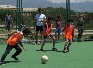 Ֆուտբոլի մարզական հոսք Վարդենիսի ավագ դպրոցում