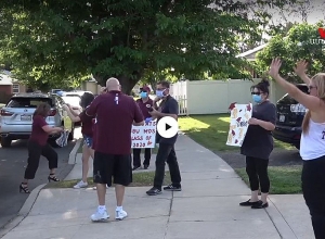 В Лос-Анджелесе последний звонок для армянских учеников прозвучал под армянскую музыку в условиях пандемии
