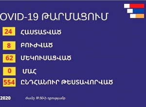 New cases of coronavirus confirmed in Artsakh