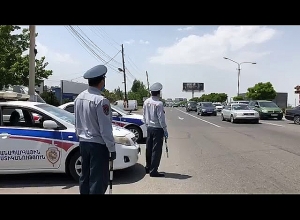 Ոստիկանության ուժեղացված ծառայությունը անշարժ պահակետերում