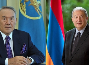 Армен Саркисян провел телефонный разговор с первым президентом Казахстана Нурсултаном Назарбаевым