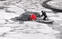 Ice lake formed as result of hail in Gyumri