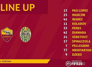 Ուղիղ. «Ռոմա» - «Վերոնա». Հենրիխ Մխիթարյանն այս անգամ մեկնարկային կազմում է