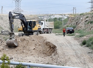 Началось строительство дороги Бабаджанян-Аштарак